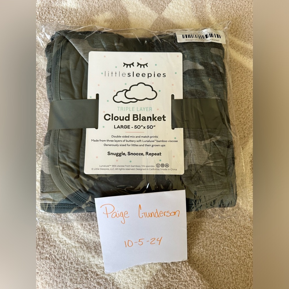 Little Sleepies - Cloud Blanket